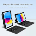 Pikkukuva 3 / 5: iPad 10.9 (2022) Nahkakotelo + Bluetooth-näppäimistö taustavalolla ja kosketuslevyllä