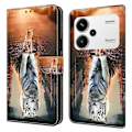 Pikkukuva 1 / 5: Xiaomi Redmi Note 13 Pro+ 5G Nahkakotelo 3D Luova Kuvio Design Käännettävä Jalusta Puhelinkotelo Multicolor Style A