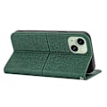 Miniatyrbild 3 av 5: För iPhone 15 Plus Fodral Splitsad PU Läder Ställ Plånboksfodral med Rem Multicolor Style B