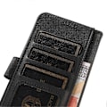 Miniatyrbild 4 av 5: Fodral för Samsung Galaxy A06, plånboksfodral i läder med kohudstruktur och stativ Multicolor Style A