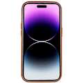 Miniatyrbild 2 av 5: För iPhone 14 Pro Max Business Mobilskal PU Läder+PC Mobilskal med Metall Linsring Ram Multicolor Style D