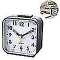 Miniatyrbillede 4 af 4: 2024 Stille Analog Vækkeur Uden Tikken, Sort