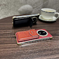 Miniatyrbillede 3 af 5: DENIOR Magnetisk etui i ægte okselæder med PC-støttefod til Huawei Mate 70 Pro/70 Pro+ Multicolor Style B