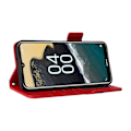 Pikkukuva 3 / 5: Nokia G310 PU-nahkainen puhelinkotelo lompakolla, jalustalla ja sormenjälkiä hylkivällä suojalla Multicolor Style B