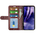 Miniatyrbillede 2 af 5: Til HMD Skyline Wallet Case Crazy Horse Tekstur Stativ Læder Telefon Cover Multicolor Style D
