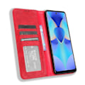 Miniatyrbilde 3 av 5: For TECNO Spark 10 Pro K17 Retro PU Lærdeksel Stativ Lommebok Flip Folio Telefonveske Multicolor Style B