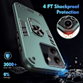 Pikkukuva 5 / 5: Kotelo ZTE Blade A54:lle, jalustalla, PC+TPU-puhelinkuori, tukee magneettista autotelinettä Multicolor Style C