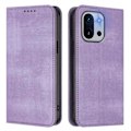 Miniatyrbillede 1 af 5: For OnePlus 13T 5G Wallet Cases Retro Tekstur RFID-blokering Læder Telefon Cover Multicolor Light Purple