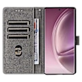 Miniatyrbillede 2 af 5: Pung Etui til Infinix Zero 40 5G X6861 RFID-blokering PU Læder Cover Stativ Visning Multicolor Style D