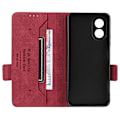 Pikkukuva 5 / 5: Oppo A38 4G/A18 4G Kotelo Pölytiivis PU Nahka Jalustalla Matkapuhelimen Suojakotelo Lompakko Multicolor Style D
