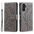 Miniatyrbillede 1 af 5: Til Samsung Galaxy A16 5G/A16 4G Etui Præget Totem PU Læder Wallet Stand Telefon Cover Multicolor Style E