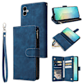 Miniatyrbillede 1 af 5: Til Samsung Galaxy A06 Etui Lynlås Pung Multiple Kortpladser Læder Telefon Cover Multicolor Style A