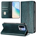 Miniatyrbillede 3 af 5: For OnePlus 13T 5G Wallet Cases Retro Tekstur RFID-blokering Læder Telefon Cover Multicolor Dark Green