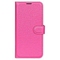 Miniatyrbillede 5 af 5: Lædercover til iPhone 16 Pro Max Wallet Case med Litchi-tekstur Multicolor Style G