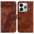 Miniatyrbillede 1 af 5: Stand Case til Xiaomi Redmi Note 14 5G med 7-formet mønster og læder telefoncover Multicolor Style C