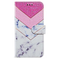 Pikkukuva 5 / 5: Oppo A38 4G -kotelo, kuvioitu PU-nahkainen jalustallinen lompakkokotelo Multicolor Style B