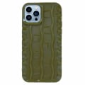 Pikkukuva 1 / 5: IPhone 12 Pro Max TPU-puhelinkotelo 3D-raitakuviolla, naarmuuntumaton suojus Avocado Green