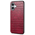 Pikkukuva 1 / 4: iPhone 16 -kotelo Krokotiilinnahkajäljitelmä Nahkapäällysteinen PC+TPU-puhelinkuori Multicolor Style D