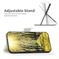 Miniatyrbild 3 av 5: för Xiaomi Redmi 12C 4G Präglat PU Läder Plånboksfodral med Ställ Skydd Multicolor Style C