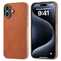 Pikkukuva 1 / 5: iPhone 16 Plus -kotelo, galvanointi, puhelinkuori, lehmännahkakuvio, PU+TPU-suojakotelo Multicolor Style E