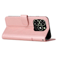 Pikkukuva 3 / 5: Infinix Smart 8 4G -puhelimen suojakotelo lompakolla, jalustalla ja nahkakannella Multicolor Rose Gold