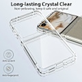 Miniatyrbilde 3 av 5: For Motorola Razr 2024 Deksel TPU + Akryl Klar Telefondeksel, Integrert Design
