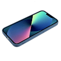 Miniatyrbild 5 av 5: Mjukt TPU-skal med kameraskydd för iPhone 13 6.1 tum, mjukt fiberfoder, gummerat skydd Multicolor Style H