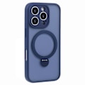 Pikkukuva 1 / 5: iPhone 16 Pro -kotelo, yhteensopiva MagSafe-yhteensopivan mattapintaisen TPU+PC-pyörivän jalustan kanssa Multicolor Style C