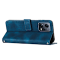 Miniatyrbillede 2 af 5: Telefoncover til Xiaomi Redmi Note 12 Pro+ 5G, PU Læder Trekant Præget Wallet Stand Cover Multicolor Style C