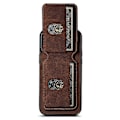 Miniatyrbillede 5 af 5: SUTENI H02 til iPhone 12 6,1 tommer/12 Pro 6,1 tommer Cover Vertikal Flip PU Læder Etui Multicolor Style C