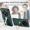 Miniatyrbillede 4 af 5: CASENEO D22 Etui til Oppo Find X8 5G, foldbart stativ, retro læder bagcover Multicolor Style F