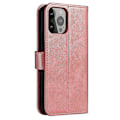 Miniatyrbild 3 av 5: Kvalitets PU-läder + TPU Telefonfodral Plånboksdesign Telefonskal för iPhone 13 6.1 tum Multicolor Style D