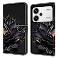 Pikkukuva 1 / 5: Xiaomi Redmi Note 13 Pro+ 5G Nahkakotelo 3D Luova Kuvio Design Käännettävä Jalusta Puhelinkotelo Multicolor Style I