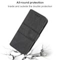 Miniatyrbilde 5 av 5: For iPhone 15 Pro Max Deksel Preget Lær Stativ Støtsikkert Telefondeksel med Stropp Multicolor Style C