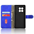 Miniatyrbillede 4 af 5: Læder Etui til OnePlus 13R 5G/Ace 5 Pro 5G Hudfølelse Anti Drop Wallet Flip Telefon Cover Multicolor Blue