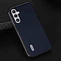 Miniatyrbild 2 av 3: Skyddsfodral för Samsung Galaxy A54 5G Nappa Textur Äkta Läder+PC+TPU Mobilskal Multicolor Style C