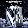 Pikkukuva 2 / 5: SULADA iPhone 16 Pro Max -kotelo sisäänrakennetulla linssisuojakalvolla, TPU+PC-puhelinkuori, MagSafe-yhteensopiva Multicolor Transparent