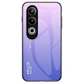 Miniatyrbillede 1 af 5: Til OnePlus Nord CE4 5G Etui Hærdet Glas Gradient Farve Telefon Cover Multicolor Style C