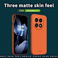 Pikkukuva 2 / 3: OnePlus 13 MOFI JK Qin -sarjan Skin-Touch Mattapintainen Puhelinkotelo Akryyli+TPU Iskunkestävä Suojus Multicolor Gray