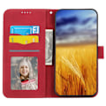 Pikkukuva 2 / 5: DIERFENG DF-03 Samsung Galaxy A15 4G -puhelinkotelo, iskunkestävä nahkainen jalustallinen lompakkokotelo Multicolor Style A