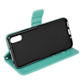 Miniatyrbillede 4 af 5: Præget Sommerfugl Blomst Læder Wallet Stand Telefon Cover til Samsung Galaxy Xcover 5 Multicolor Style E