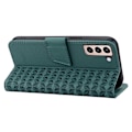 Miniatyrbilde 4 av 5: For Samsung Galaxy S23+ Deksel Preget PU Lær Lommebok Stativ Smartphone Deksel Multicolor Style B