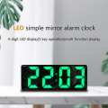 Miniatyrbillede 2 af 5: Stort LED-baggrundsbelyst displayur digitalt alarm elektronisk ur farve tilfældig