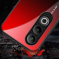 Miniatyrbillede 4 af 5: Til OnePlus Nord CE4 5G Etui Hærdet Glas Gradient Farve Telefon Cover Multicolor Style A