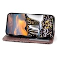 Miniatyrbillede 2 af 5: Til Motorola Moto G54 5G Etui Wallet PU Læder Præget Telefon Cover Multicolor Style C