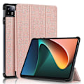 Miniatyrbillede 1 af 5: Til Xiaomi Pad 6 Tri-fold Stand Tablet Cover Magnetisk Smart PU Læder Folio Cover Multicolor Style D