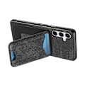 Pikkukuva 3 / 5: Samsung Galaxy A35 5G -kotelo, jossa on painettu kuvio, korttipidike, jalusta ja nahkainen takakansi Multicolor Style D