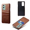 Miniatyrbillede 2 af 5: KSQ PC+PU Læderbelagt Etui med Dobbelt-Kortpladser til OnePlus 9 Pro Multicolor Style C