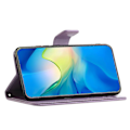 Pikkukuva 2 / 5: Samsung Galaxy S23 FE PU-nahkakukkaro puhelinkotelo perhos- ja kukkaprintillä, jalustalla Multicolor Style D