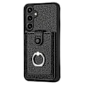 Pikkukuva 2 / 5: Samsung Galaxy A55 5G -kotelo, korttipaikat, nahkainen takakansi ja rengaspidike Multicolor Style E